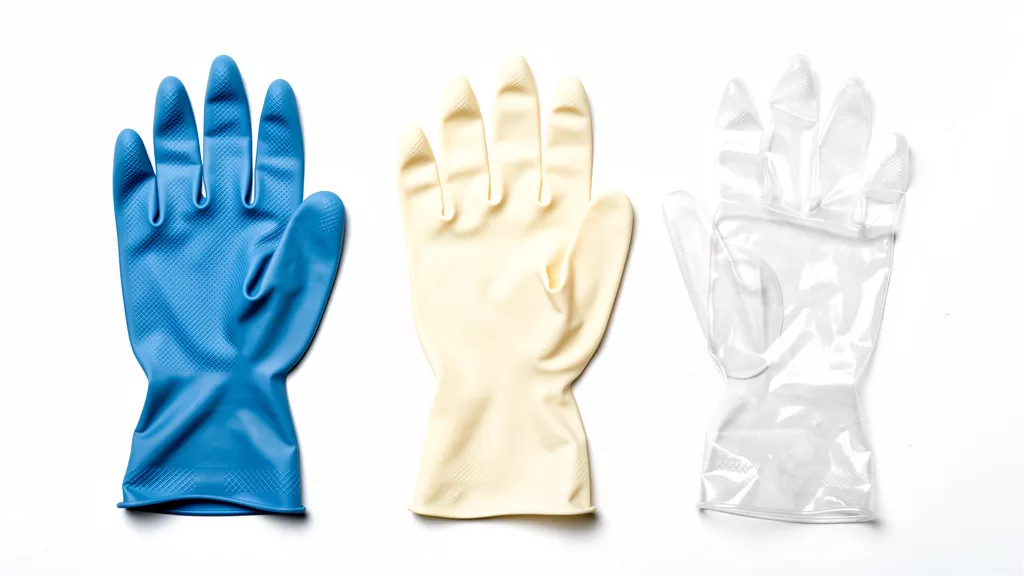Comparison of nitrile latex and vinyl medical gloves