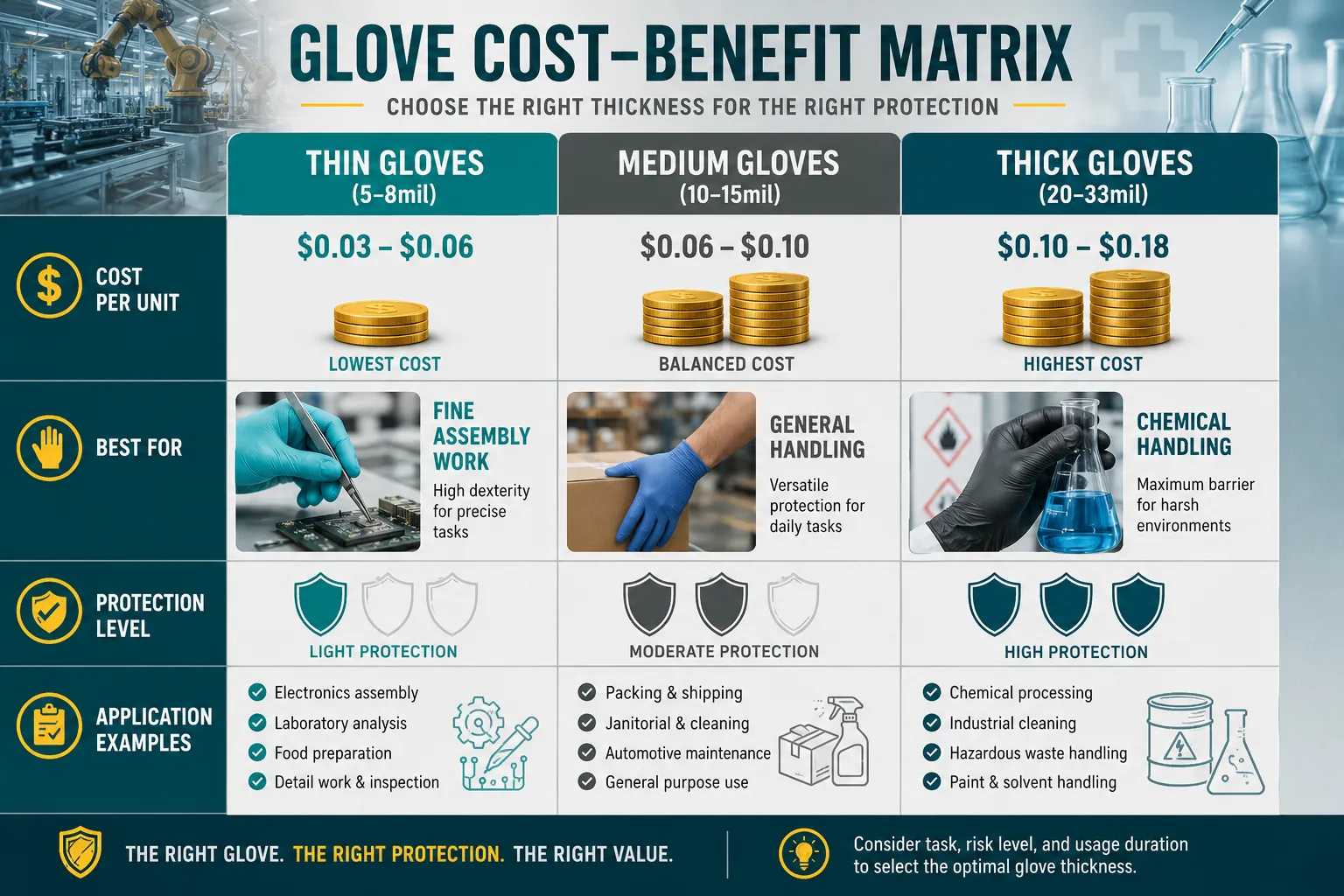 Are 33 Mil Nitrile Gloves Too Thick for Fine Detail Work