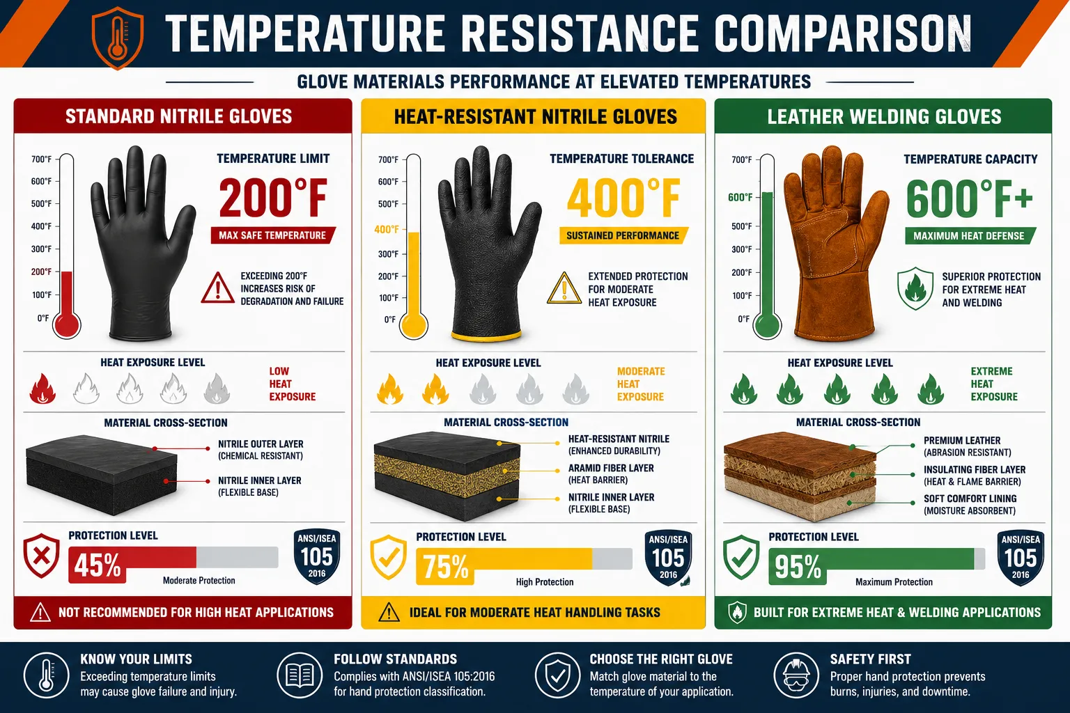 Are Nitrile Gloves Heat Resistant Enough for Welding?