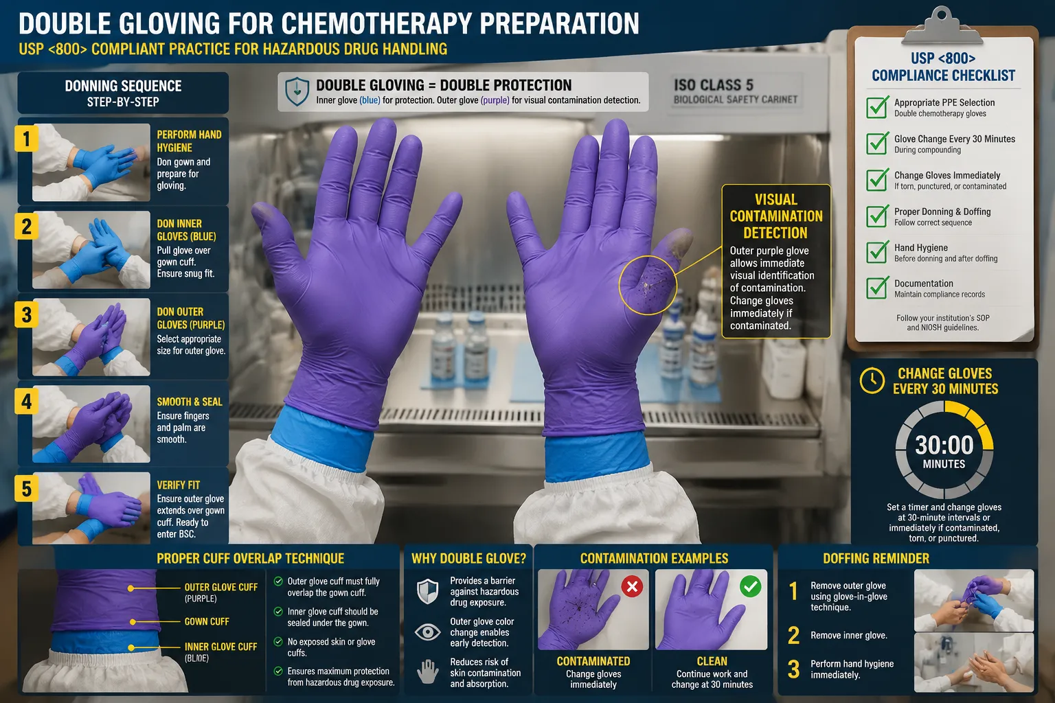 Best Nitrile Glove Brands Approved for Hazardous Drug Handling