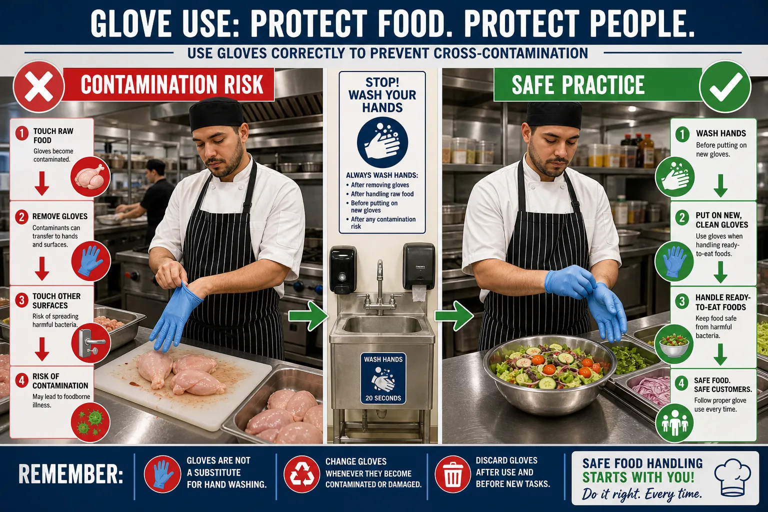 Can Nitrile Gloves Be Used for Hot Food Preparation
