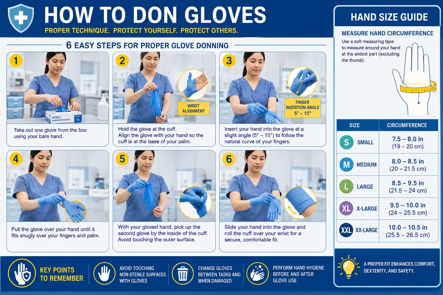 Mastering Donning Techniques for Reduced Hand Strain