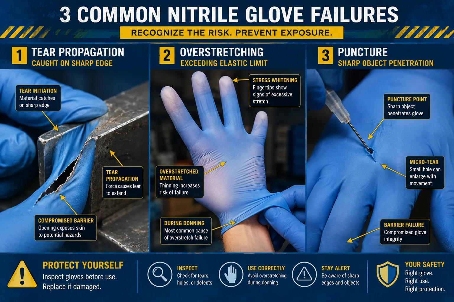 What Chemicals Break Down Nitrile Gloves the Fastest