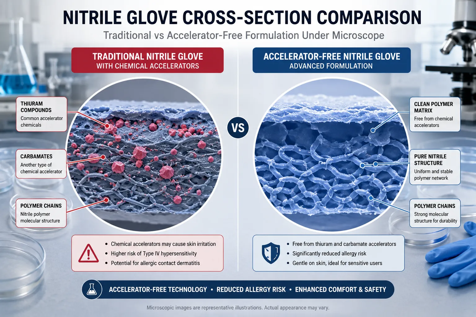 What Makes Nitrile Gloves Hypoallergenic