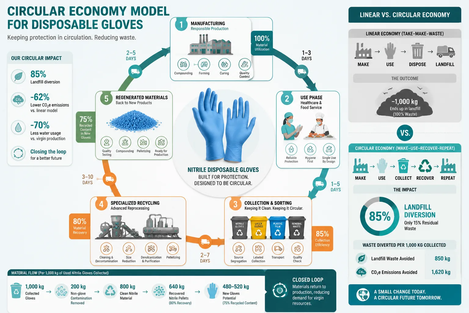 Why Biodegradable Nitrile Gloves Aren't Always the Most Sustainable Option