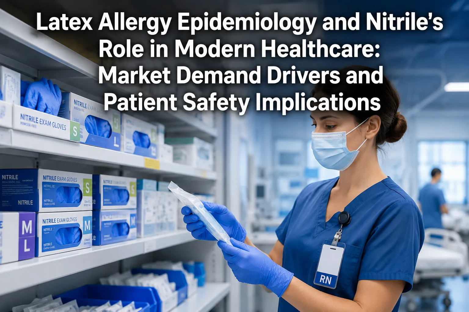 Professional () hero image with 'Latex Allergy Epidemiology and Nitrile's Role in Modern Healthcare: Market Demand Drivers
