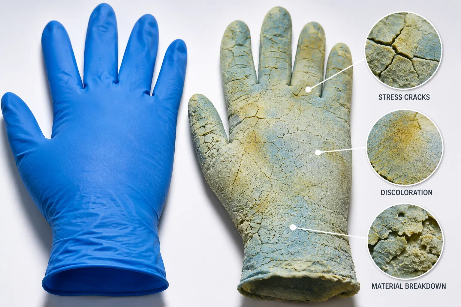 Signs That Nitrile Gloves Have Degraded or Gone Bad