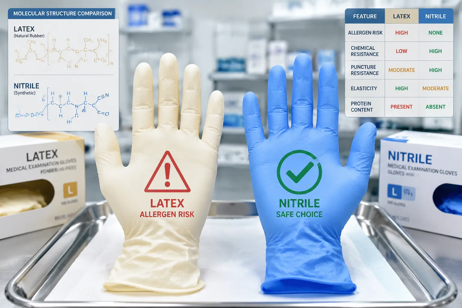 What Percentage of Hospitals Have Switched to Nitrile Gloves?